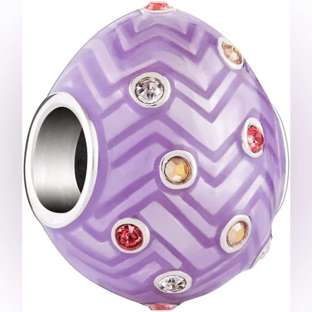 Chamilia Chevron Egg Bead